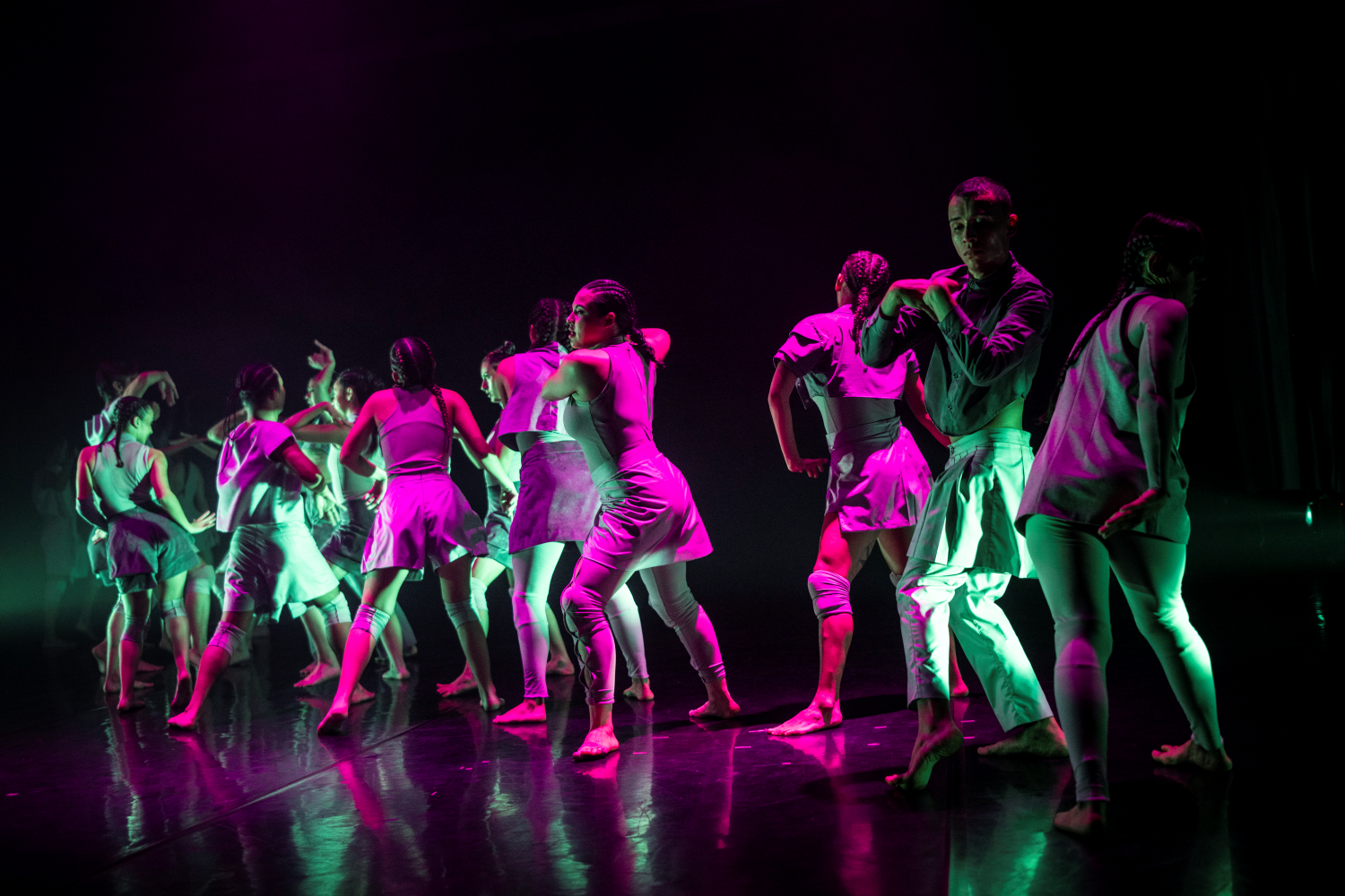 Estudiantes de la Escuela de Danza de la Universidad Nacional